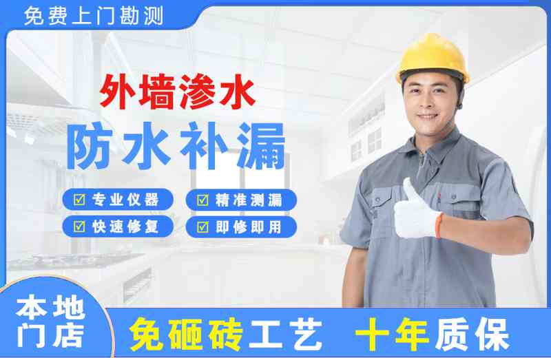 滨河新区外墙渗水维修